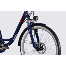 Електровелосипед Dorozhnik 26" eRUBY DD FR рама-17" 48B 15А*г 500Вт 2026 темно-синій (ELB-D-26-302)