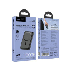 Батарея універсальна HOCO 10000mAh Grace PD/20W Magnetic Black (J141 / 714984)