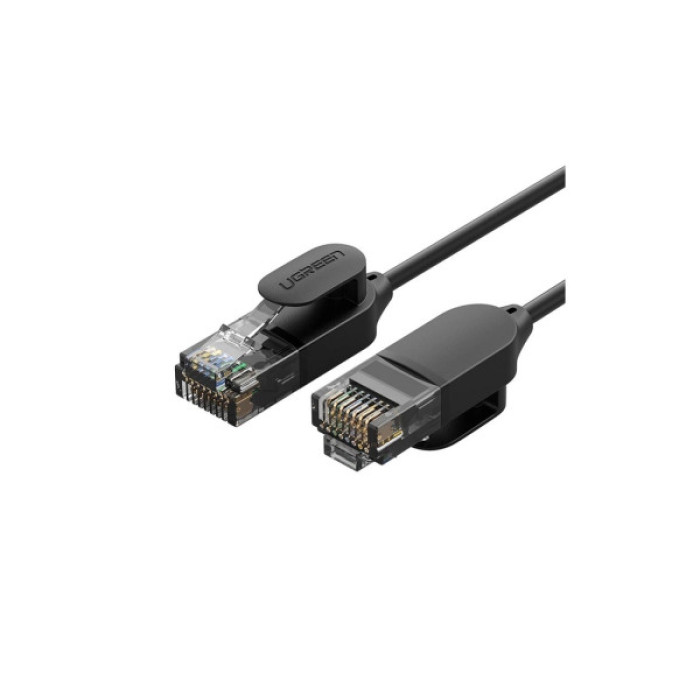 Патч-корд 10м UTP cat 6A Pure Copper Ethernet Cable OD2.8 NW122 Black Ugreen (70656)
