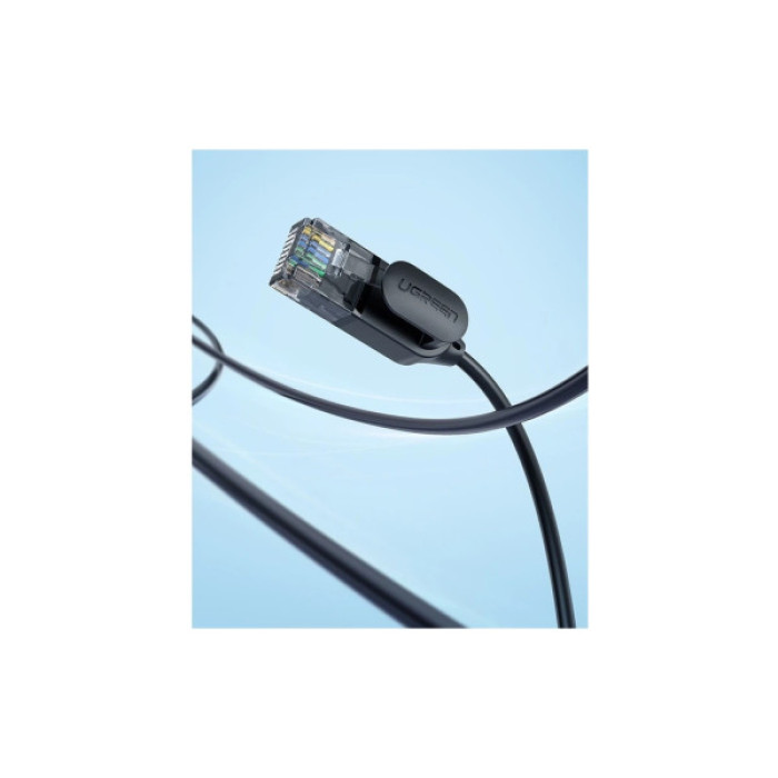 Патч-корд 10м UTP cat 6A Pure Copper Ethernet Cable OD2.8 NW122 Black Ugreen (70656)