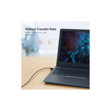 Патч-корд 10м UTP cat 6A Pure Copper Ethernet Cable OD2.8 NW122 Black Ugreen (70656)