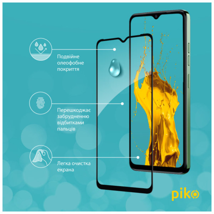 Скло захисне Piko Full Glue Tecno Spark 10C Black (1283126564925)