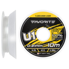 Флюорокарбон Favorite U1 FC 10m 3.5/0.31mm 14.1lb/6.38kg (1693.11.82)