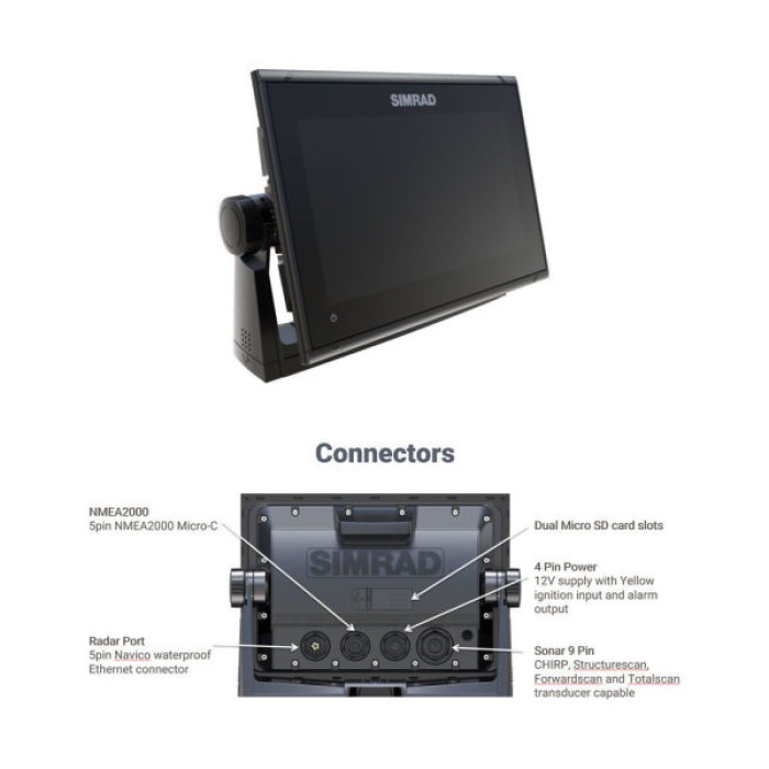 Ехолот Lowrance GO9, XSE ROW ACTIVEIMAGING 3-IN-1, GPS (000-14841-001)