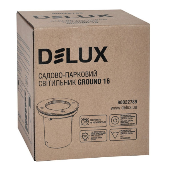 Світильник Delux GROUND 16_GU10 230V IP67 (90022789)