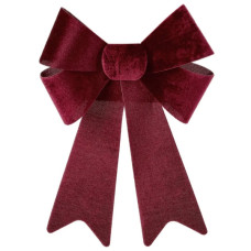 Прикраса декоративна Chomik бант велюр, 23х38 см, бордо (5900779893184)