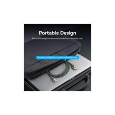 Кабель мультимедійний HDMI M to HDMI mini M 2.0m V2.1 8K 60Hz green Vention (AGJGH)