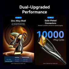 Кабель мультимедійний HDMI M to HDMI M 30.0m 4K60Hz fiber optic black Vention (ALSBT)