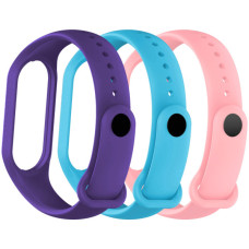 Ремінець до фітнес браслета Armorstandart комплект 3шт Xiaomi Mi Band 4/3 Crush (ARM87028)