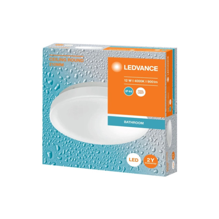 Світильник LEDVANCE CEILING ROUND 210 12W 840 IP44 (4099854105791)