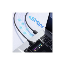 Дата кабель USB 2.0 AM to USB-C 1.0m 100W white Essager (EXC7A-WL02-P)