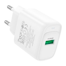Зарядний пристрій HOCO C140A USB 18W QC3.0 white (6942007627795)