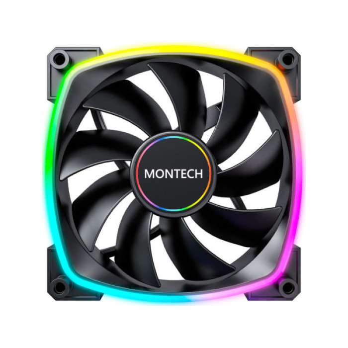 Кулер до корпусу MONTECH AX140 PWM BLACK