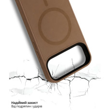 Чохол до мобільного телефона BeCover FIBRA ArcLine MagSafe Apple iPhone 17 Pro Brown (715383)