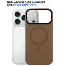 Чохол до мобільного телефона BeCover FIBRA ArcLine MagSafe Apple iPhone 17 Pro Brown (715383)