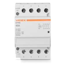 Контактор Videx 4п 40А 4НВ VF-RS-MC4O-40 RESIST