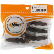 Силікон рибальський FishUP Tanta 3" 019 - Motor Oil/Red (6 шт/уп) (1864.13.91)