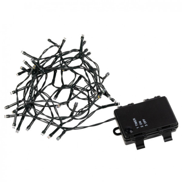 Гірлянда YES! Fun Вулична 41 LED Тепло-біла 2.8 м Статична Таймер На батарейках (975061)