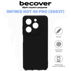 Чохол до мобільного телефона BeCover Infinix Hot 40 Pro (X6837) Black (711152)