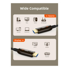 Кабель мультимедійний HDMI to HDMI 10.0m v2.1 Cabletime (CA914029)