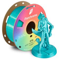 Пластик для 3D-принтера Polymaker PLA PANCHROMA SILK 1,75mm 1kg TEAL (CA03019)