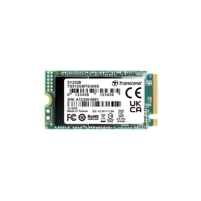 Накопичувач SSD M.2 2242 512GB Transcend (TS512GMTE410S)