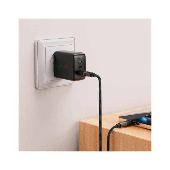 Дата кабель USB 2.0 AM to USB-C 1.2m 3.0A silicone braid Acefast (6974316283126)