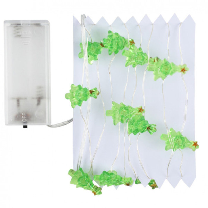 Гірлянда YES! Fun На мідному дроті Ялинки 20 LED Тепло-біла 2.2 м На батарейках (801208)