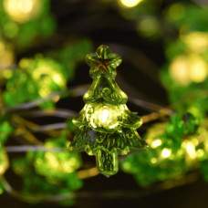 Гірлянда YES! Fun На мідному дроті Ялинки 20 LED Тепло-біла 2.2 м На батарейках (801208)