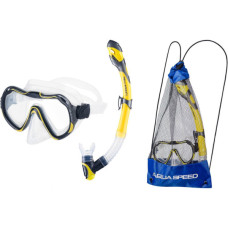Набір для плавання Aqua Speed Java + Elba 8206 614-18 жовтий Уні OSFM (5908217682062)