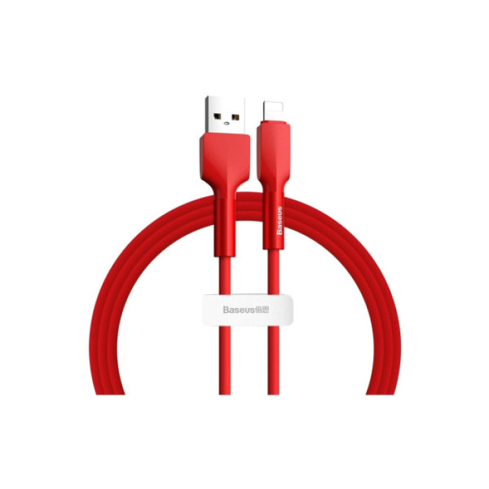 Дата кабель USB 2.0 AM to Lightning 1.0m red Baseus (CALGJ-09)