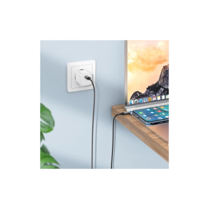 Дата кабель USB-C to USB-C 60W BX87 black BOROFONE (6974443389067)