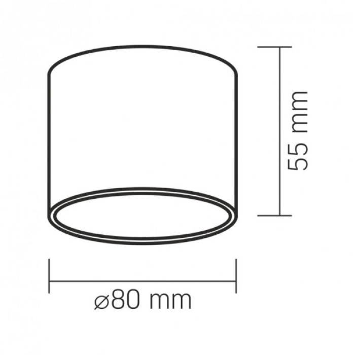 Світильник точковий Videx VL-SPF26A-B