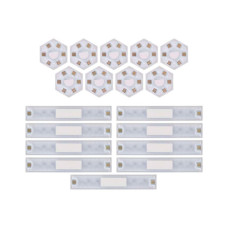 Світильник EMOS ZIW249R LINES 9шт. 34 Вт, RGBIC, WIFI white (ZIW249R)