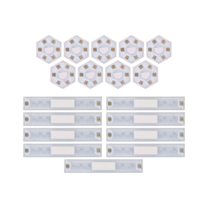 Світильник EMOS ZIW249R LINES 9шт. 34 Вт, RGBIC, WIFI white (ZIW249R)