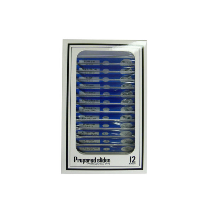 Набір мікропрепаратів Sigeta Entrance Покривні тканини тварин 12 шт (65123)