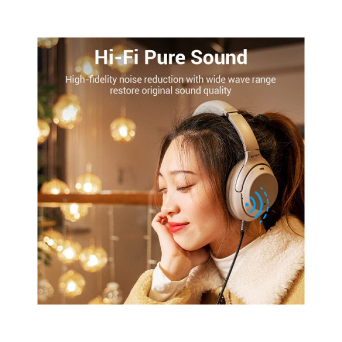 Кабель мультимедійний 3.5mm M to 3.5mm M 1.0m (4pin) gray Vention (BAQHF)