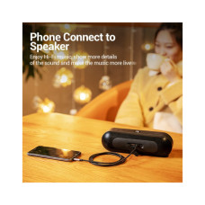 Кабель мультимедійний 3.5mm M to 3.5mm M 1.0m (4pin) gray Vention (BAQHF)