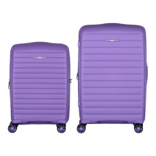 Набір валіз 2E Aero (M+S), лавандові (2E-SPP-AERO-SET2-LV)