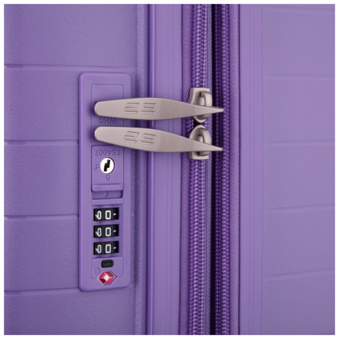 Набір валіз 2E Aero (M+S), лавандові (2E-SPP-AERO-SET2-LV)