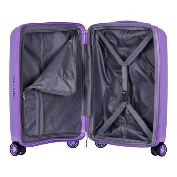 Набір валіз 2E Aero (M+S), лавандові (2E-SPP-AERO-SET2-LV)