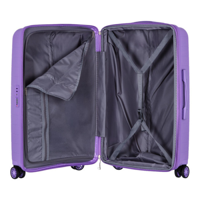Набір валіз 2E Aero (M+S), лавандові (2E-SPP-AERO-SET2-LV)