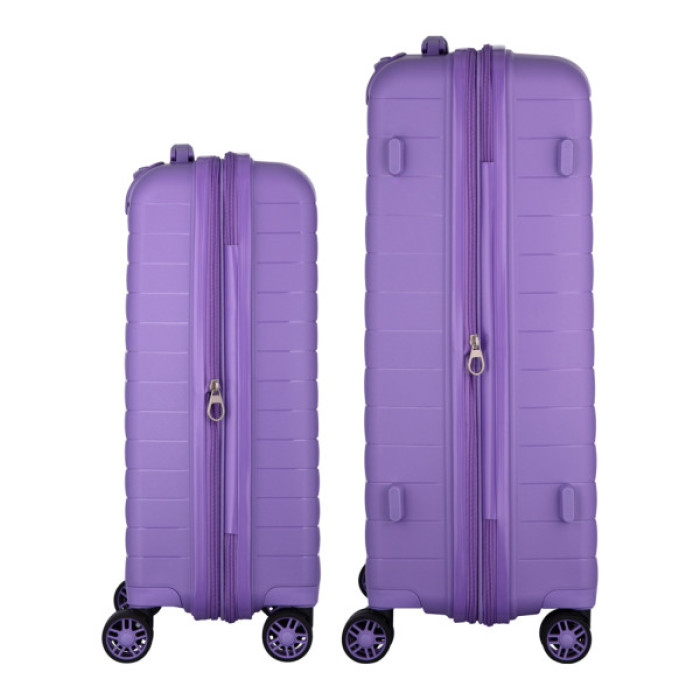 Набір валіз 2E Aero (M+S), лавандові (2E-SPP-AERO-SET2-LV)