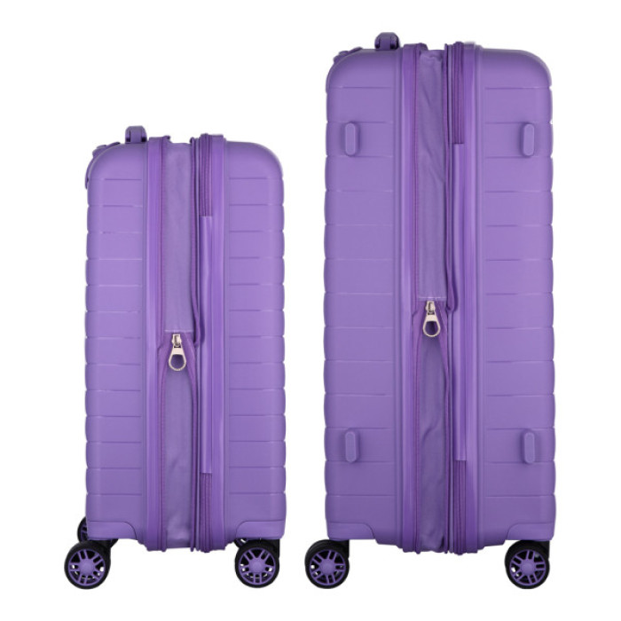 Набір валіз 2E Aero (M+S), лавандові (2E-SPP-AERO-SET2-LV)