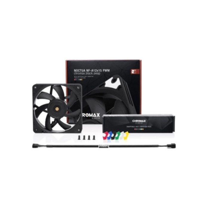 Кулер до корпусу Noctua NF-A12x15 PWM CHROMAX. BLACK. SWAP