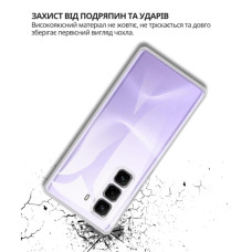 Чохол до мобільного телефона BeCover Silicone Infinix Hot 60 Pro Plus (X6886) Transparent (714672)