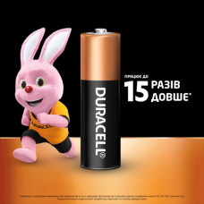 Батарейка Duracell AA лужні 2 шт. в упаковці (5000394058163 / 81551267)