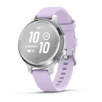 Смарт-годинник Garmin Lily 2 Active, Silver/Jasmine Purple, Silicone, (010-02891-01)