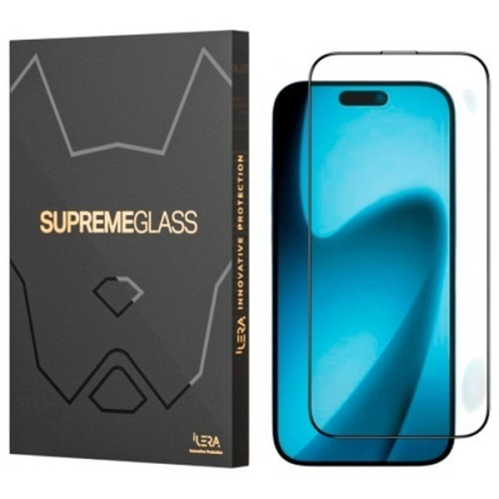 Скло захисне iLera DeLuxe Original Glass 2.0 iPhone 17 Pro Max (ILFCDL17PRMX)