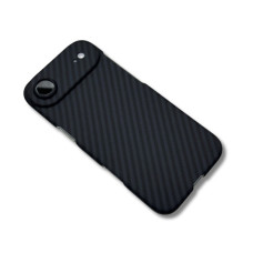 Чохол до мобільного телефона BeCover FIBRA Carbonite MagSafe Apple iPhone 17 Air Black (715407)